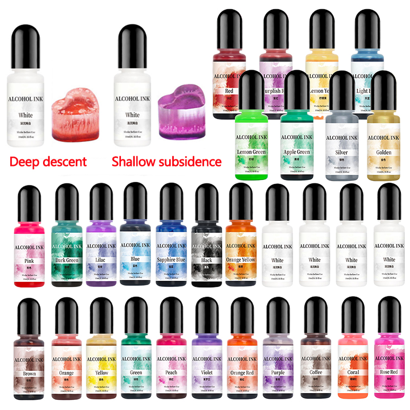 10ml renklendirici boya için D - Resin Pigment Alcohol Ink incelemesi ve fiyatı