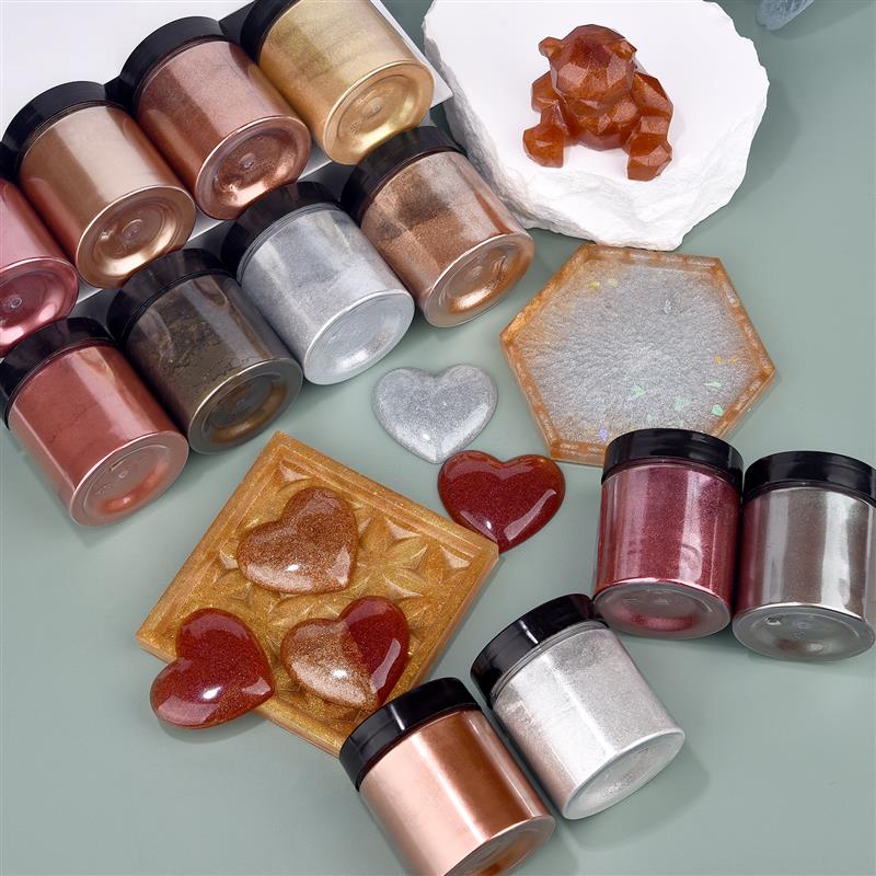 50g pırıltılı metalik altın gü - Pearl Powder Resin incelemesi ve fiyatı