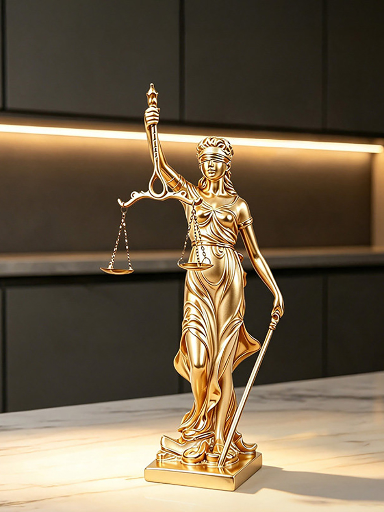 Lüks Altın Adalet Heykeli Sana - Resin Art Gift For Anniversary incelemesi ve fiyatı