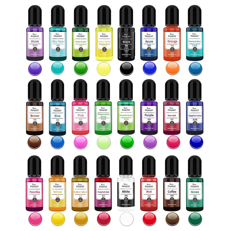 24 renk sanat mürekkep alkol r - Resin Pigment Alcohol Ink incelemesi ve fiyatı